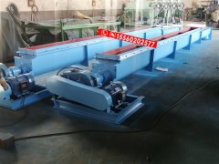 無軸螺旋輸送機，含水量30%污泥輸送機，LS320-8米無軸螺旋輸送機